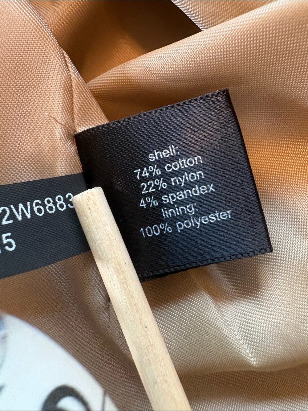 The Limited NWT | Tan Belted Short Trench Coat Rain Jacket Size L Classic Style - Picture 11 of 11